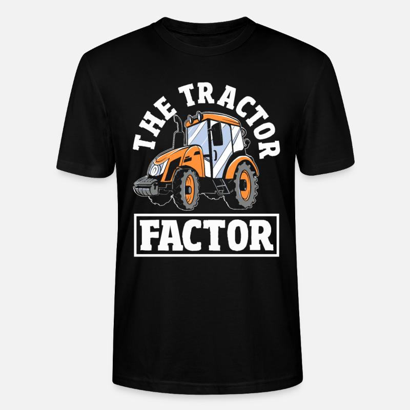 The Tractor Factor - Stanley/Stella Unisex Bio-T-Shirt CRAFTER - Schwarz