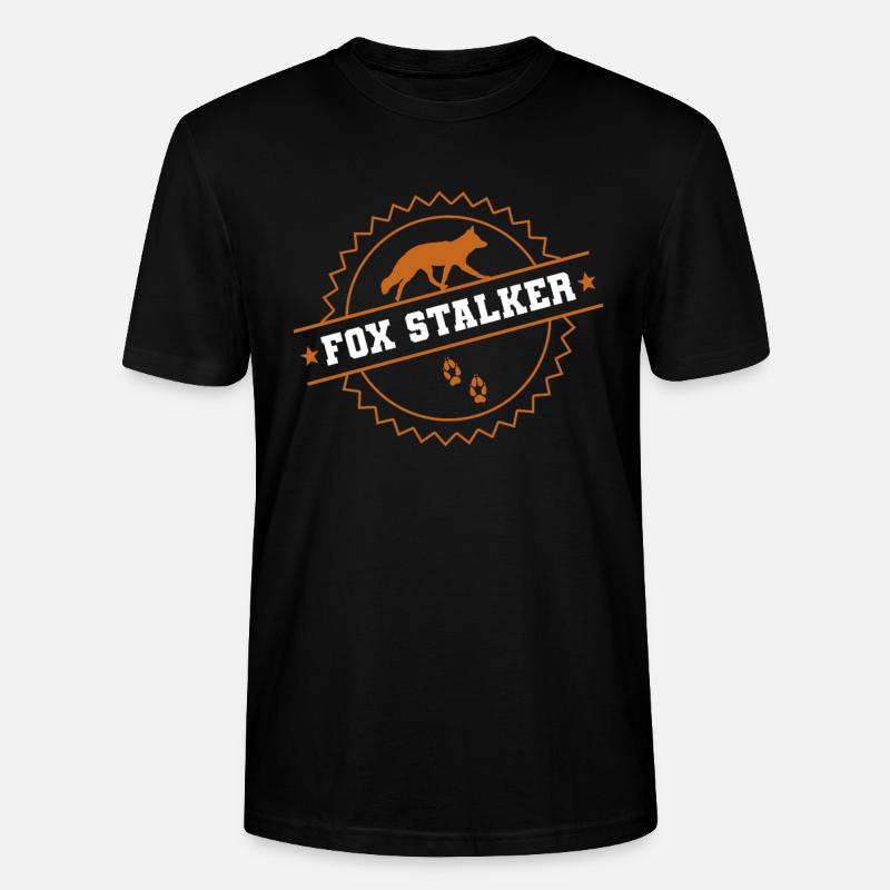 Cadeaux de chasse au renard - T-shirt bio CRAFTER Stanley Stella Unisexe - noir
