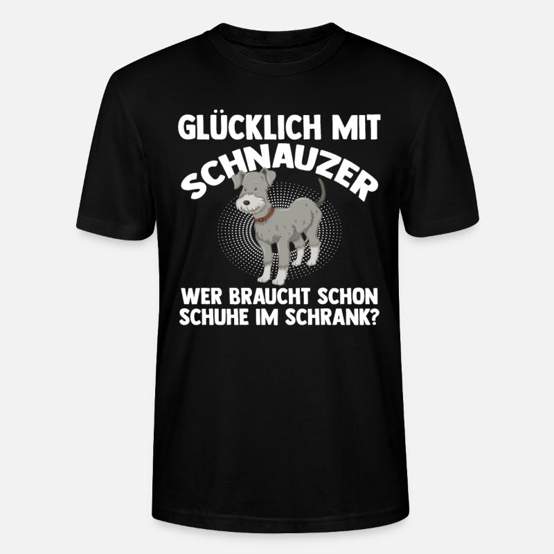 Chien Schnauzer Schnauzer géant - T-shirt bio CRAFTER Stanley Stella Unisexe - noir