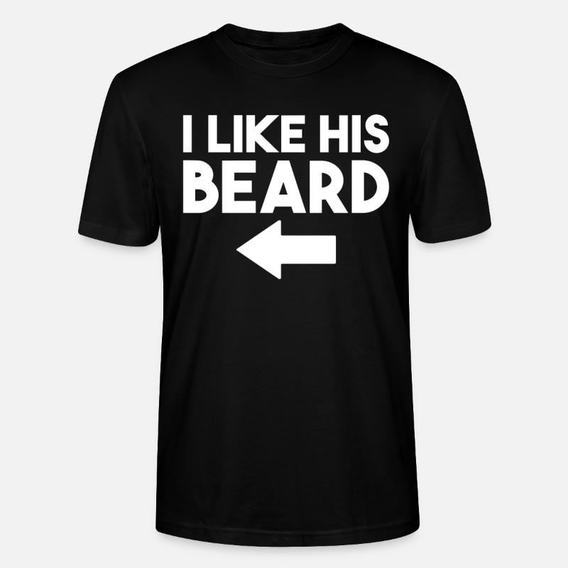 Giftidea Beard Men - Stanley/Stella Unisex Bio-T-Shirt CRAFTER - Schwarz