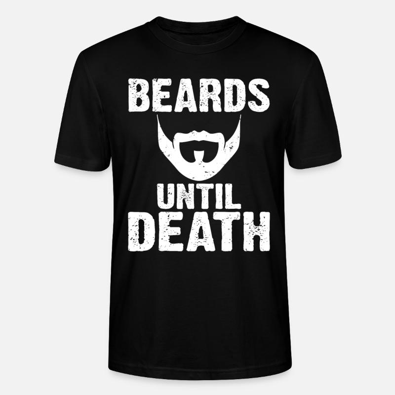 Giftidea Beard Men - Stanley/Stella Unisex Bio-T-Shirt CRAFTER - Schwarz