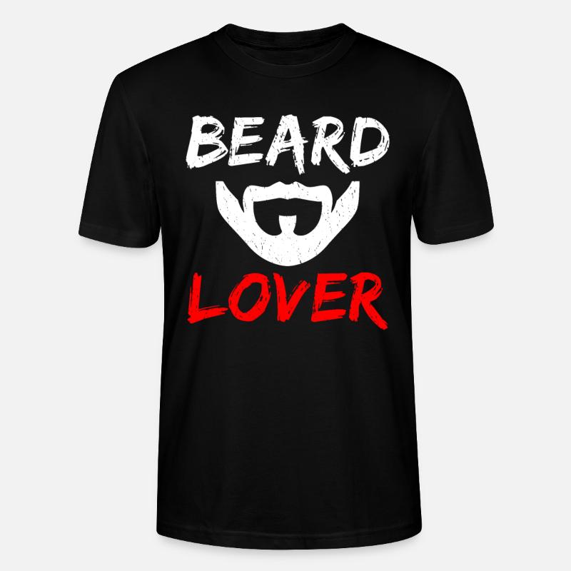 Giftidea Beard Men - Stanley/Stella Unisex Bio-T-Shirt CRAFTER - Schwarz