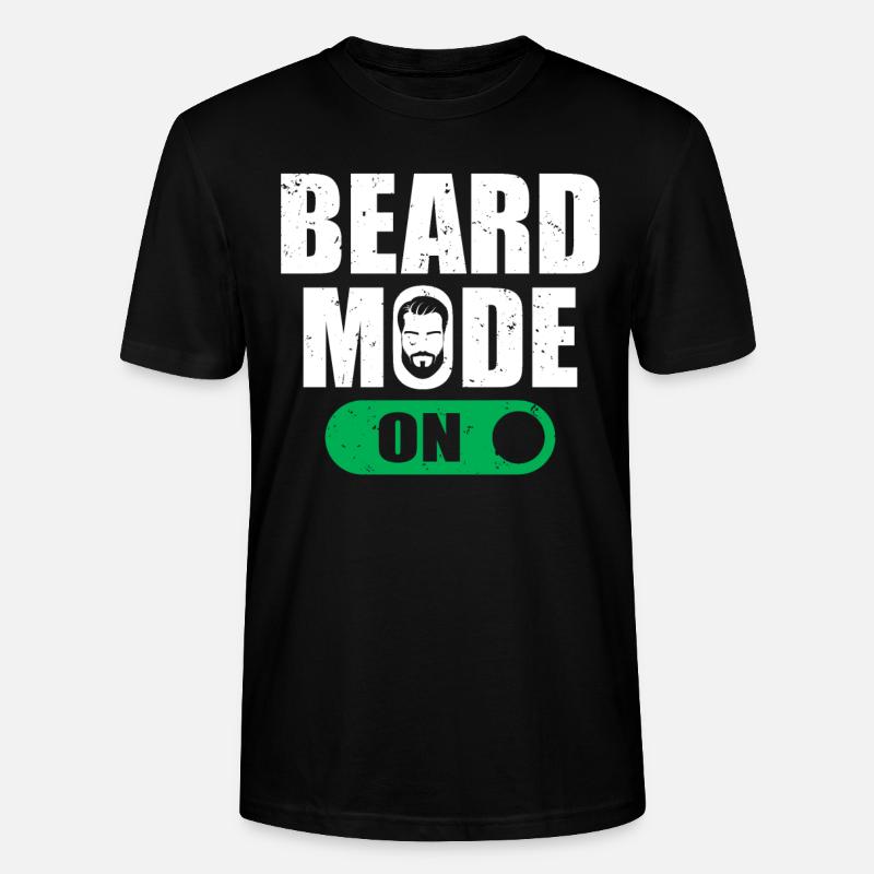 Giftidea Beard Men - Stanley/Stella Unisex Bio-T-Shirt CRAFTER - Schwarz