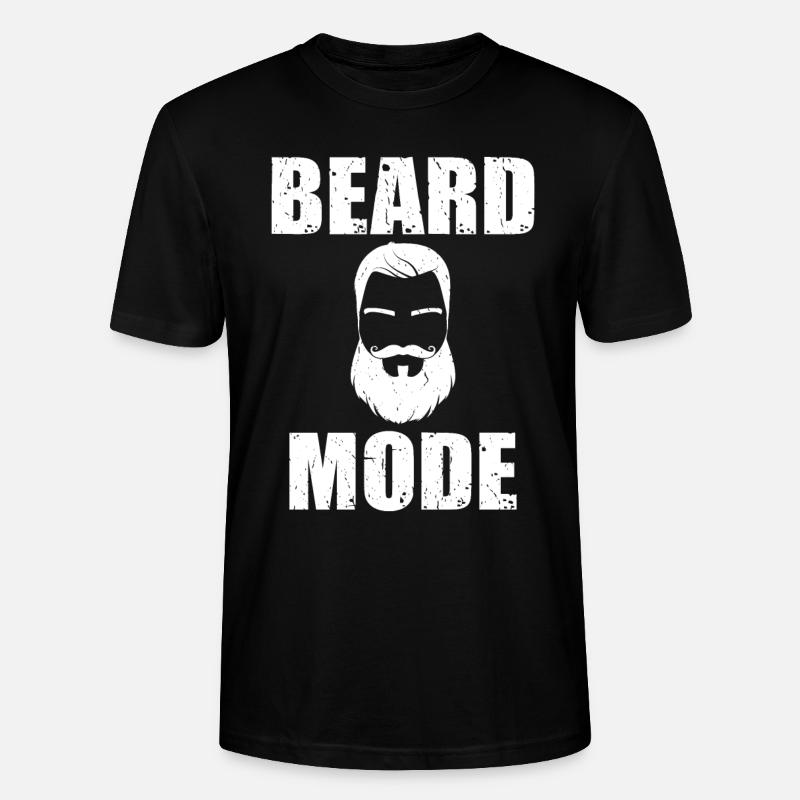 Giftidea Beard Men - Stanley/Stella CRAFTER Unisex Organic T-Shirt - black