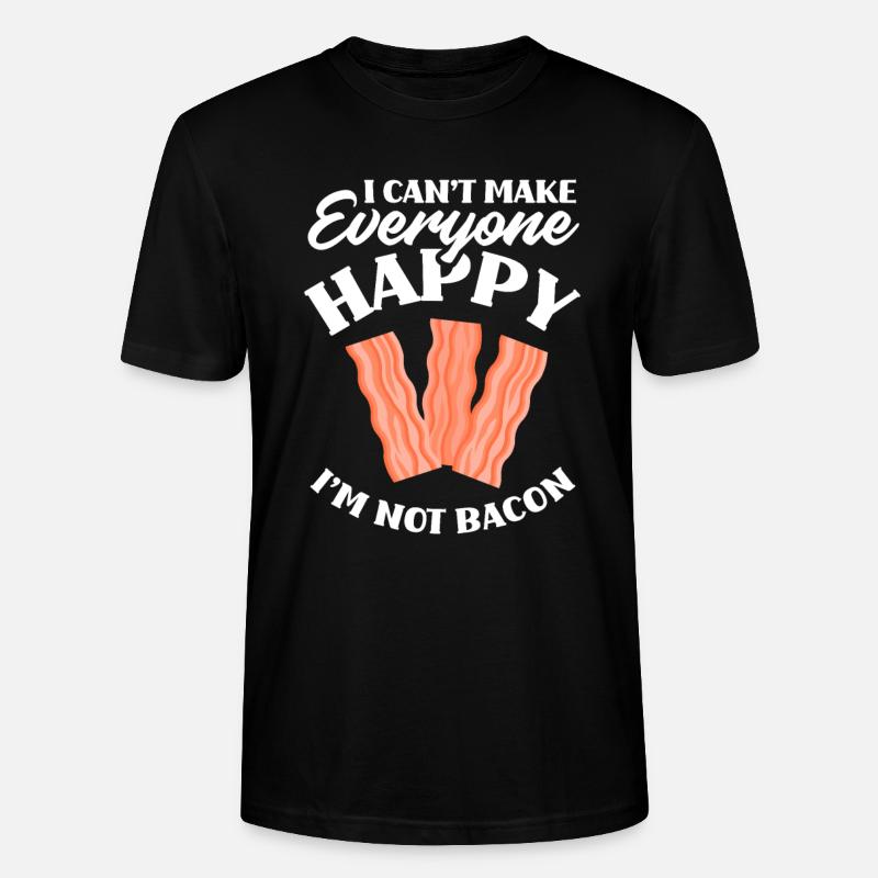 Speck Glück Fleisch - Stanley/Stella Unisex Bio-T-Shirt CRAFTER - Schwarz