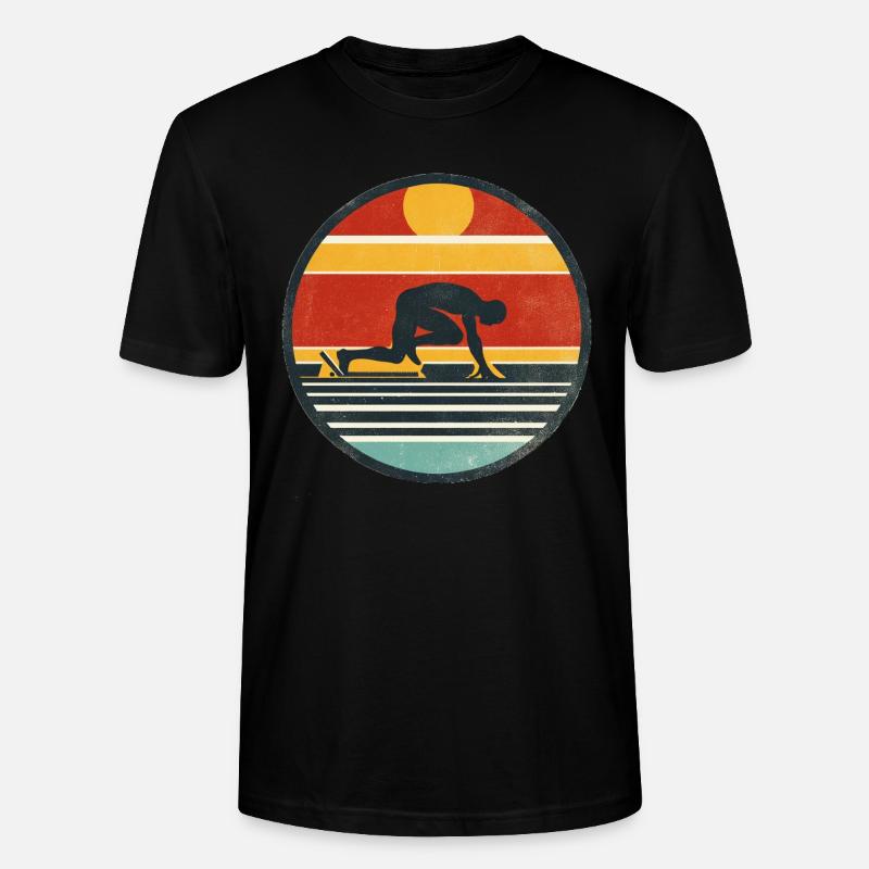 Sprinter - Athlétisme 3 - T-shirt bio CRAFTER Stanley Stella Unisexe - noir