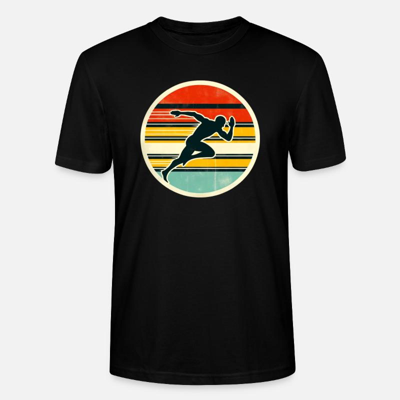 Sprinter - Athlétisme 4 - T-shirt bio CRAFTER Stanley Stella Unisexe - noir