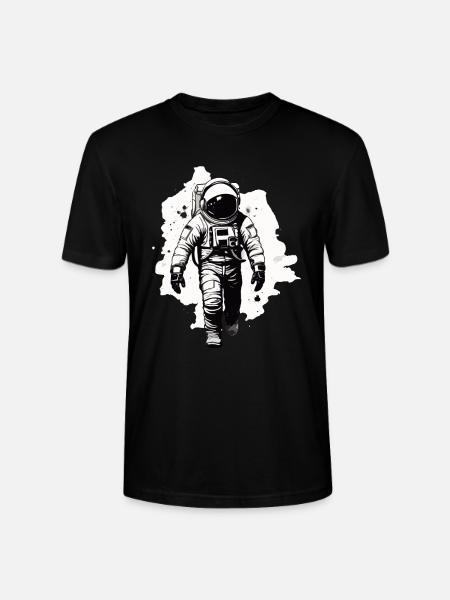 Astronaut - Stanley/Stella Unisex Bio-T-Shirt CRAFTER - Schwarz