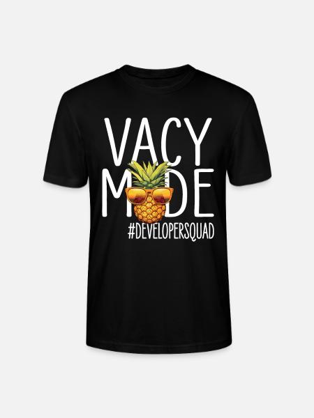 Developer Vacation Vacy Mode Developersquad - Stanley/Stella CRAFTER Unisex Organic T-Shirt - black