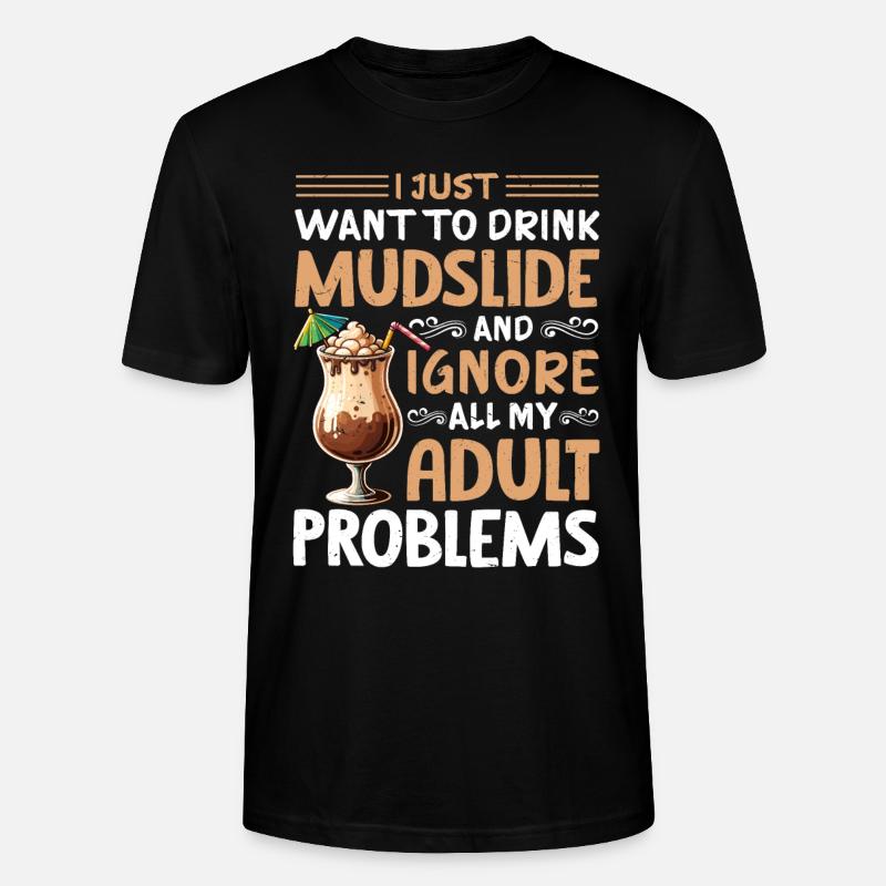 Mudslide Cocktail - Stanley/Stella Unisex Bio-T-Shirt CRAFTER - Schwarz