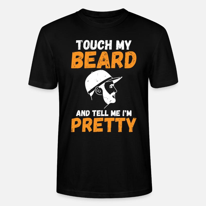 Giftidea Beard Men - Stanley/Stella CRAFTER Unisex Organic T-Shirt - black