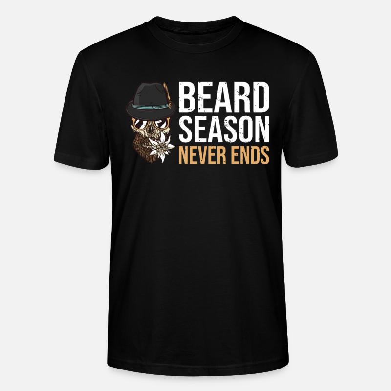 Giftidea Beard Men - Stanley/Stella Unisex Bio-T-Shirt CRAFTER - Schwarz