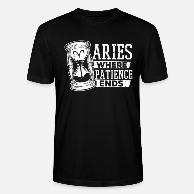 Widder Astrologie - Stanley/Stella Unisex Bio-T-Shirt CRAFTER - Schwarz