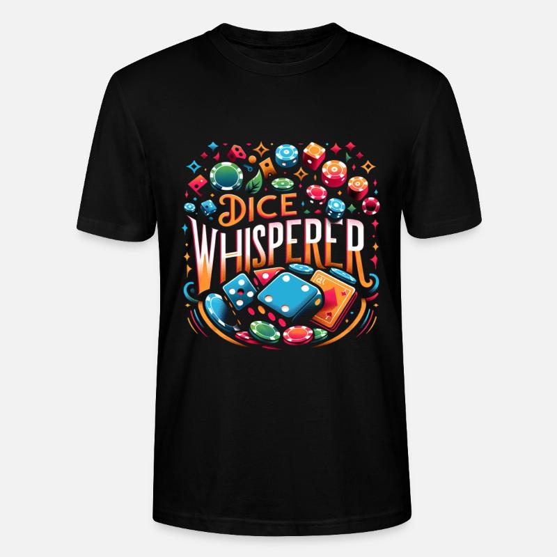Dice Whisperer 11 - Stanley/Stella Unisex Bio-T-Shirt CRAFTER - Schwarz