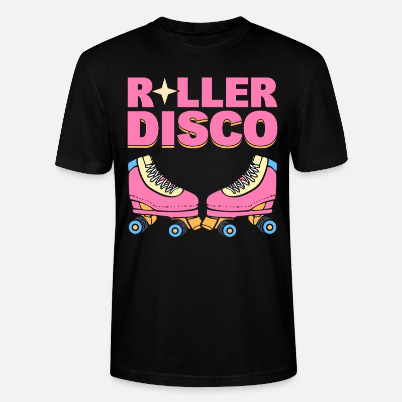 Roller Disco Inlineskater - Stanley/Stella Unisex Bio-T-Shirt CRAFTER - Schwarz