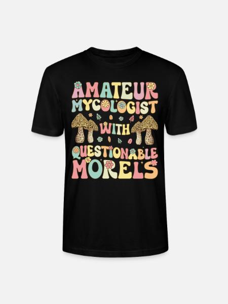 Pilzjagd - Stanley/Stella Unisex Bio-T-Shirt CRAFTER - Schwarz