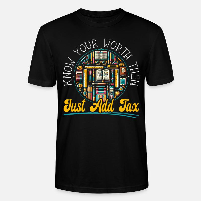 Comptable Contrôleur Comptable Conseiller Fiscal - T-shirt bio CRAFTER Stanley Stella Unisexe - noir