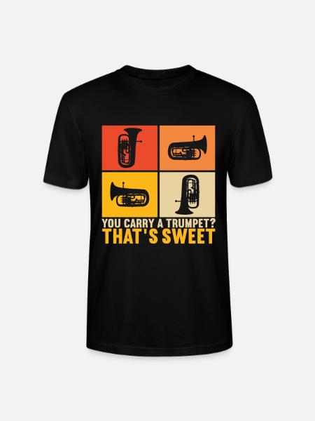 Euphonium Euphonium Player - Stanley/Stella CRAFTER Unisex Organic T-Shirt - black