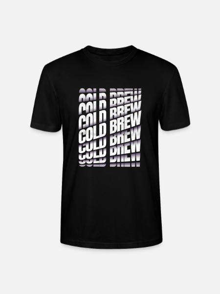 Cold Brew Kaffee - Stanley/Stella Unisex Bio-T-Shirt CRAFTER - Schwarz