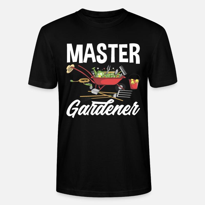 Maître de jardin - T-shirt bio CRAFTER Stanley Stella Unisexe - noir