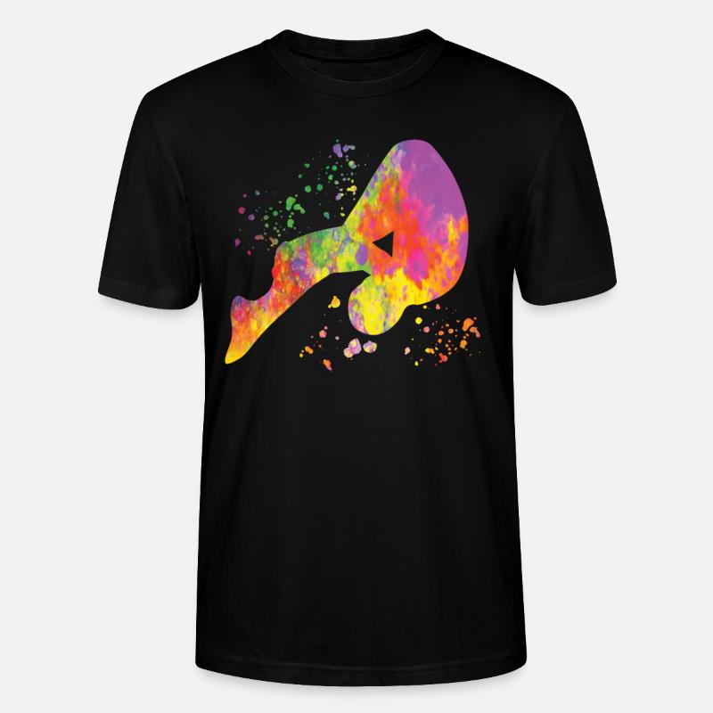 Turmspringen Synchronspringen Kunstspringen - Stanley/Stella Unisex Bio-T-Shirt CRAFTER - Schwarz