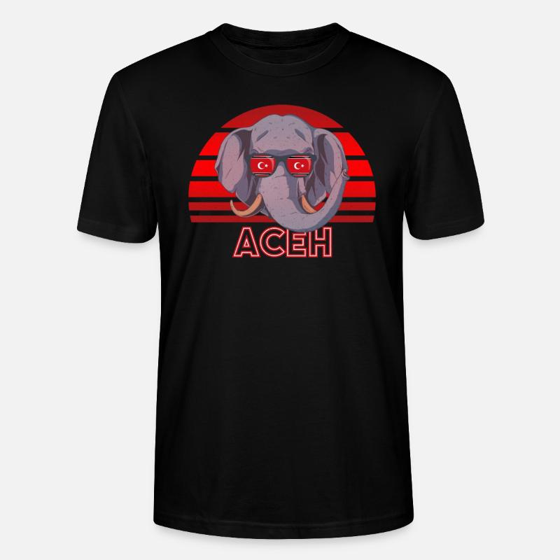 Aceh - Stanley/Stella Unisex Bio-T-Shirt CRAFTER - Schwarz