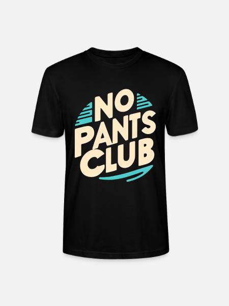 No Pants Club 7 - Stanley/Stella CRAFTER Unisex Organic T-Shirt - black