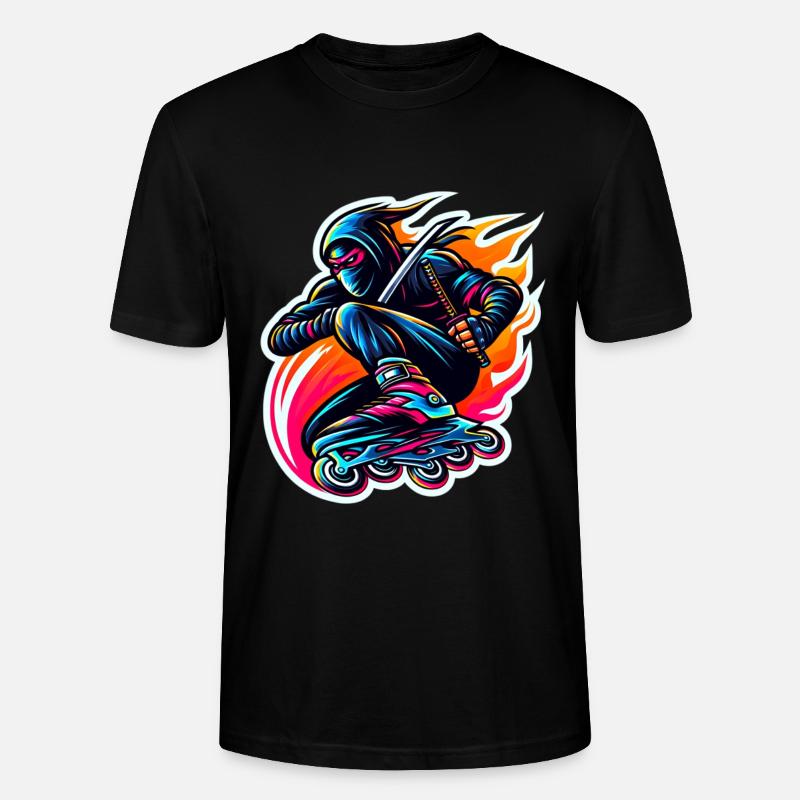 Rollerblade Ninja 10 - T-shirt bio CRAFTER Stanley Stella Unisexe - noir