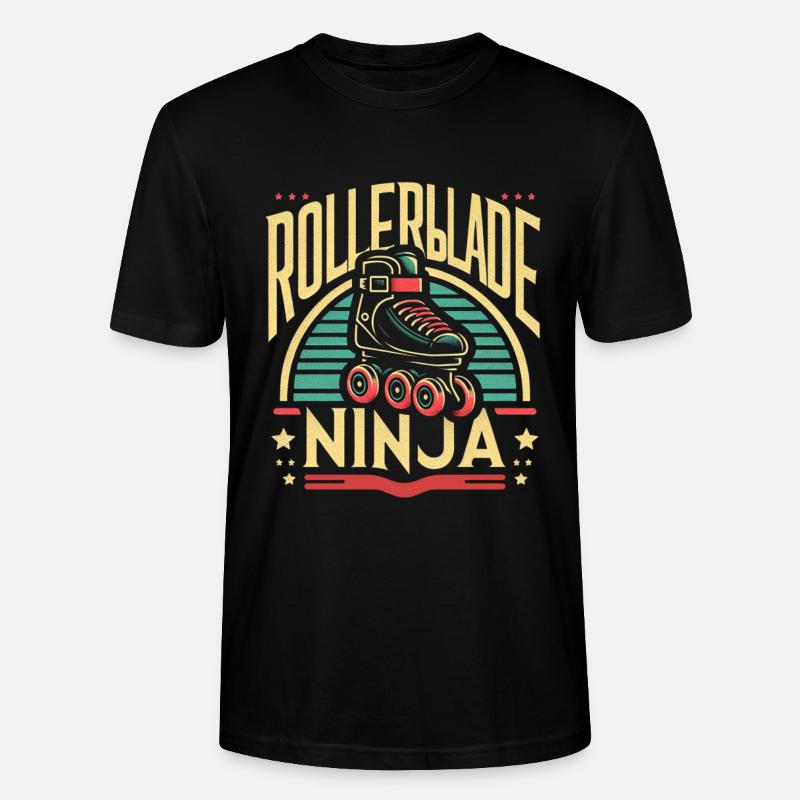 Rollerblade Ninja 8 - Stanley/Stella Unisex Bio-T-Shirt CRAFTER - Schwarz