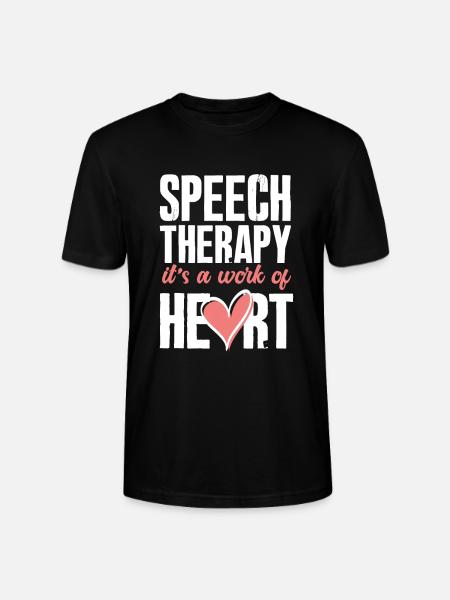 Sprachtherapeutin Sprachheilpädagogin Logopädin - Stanley/Stella Unisex Bio-T-Shirt CRAFTER - Schwarz