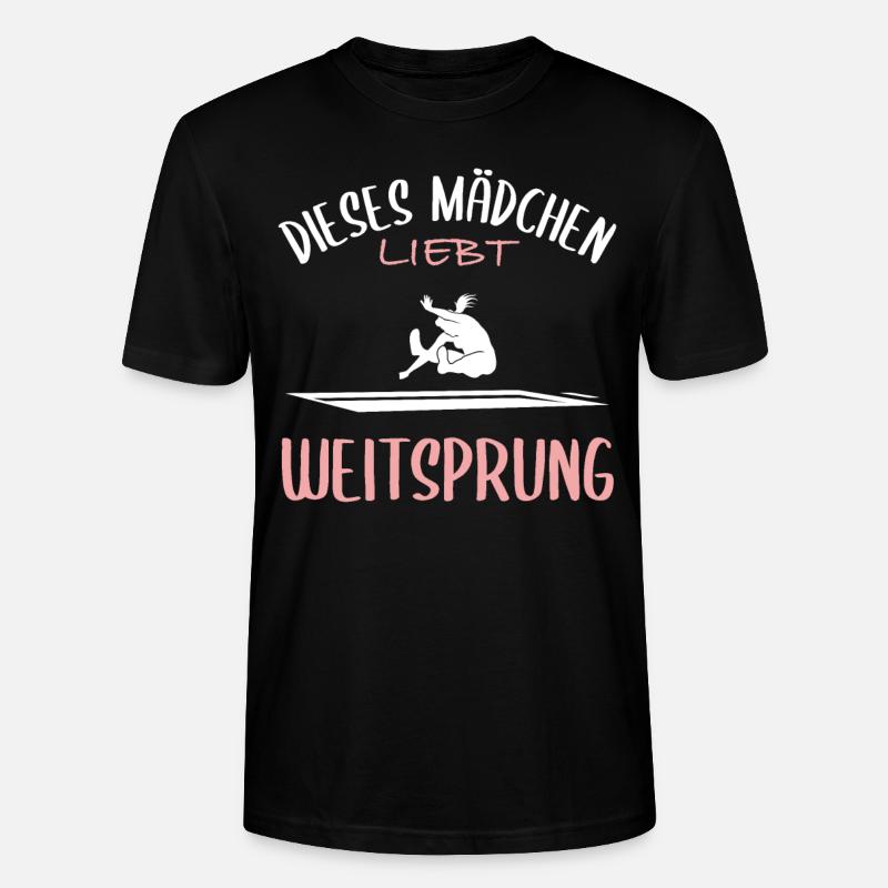 Weitsprung-Liebe - Stanley/Stella Unisex Bio-T-Shirt CRAFTER - Schwarz