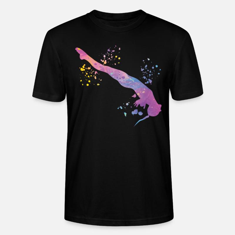 Synchronisierter Wassertaucher High Diver - Stanley/Stella Unisex Bio-T-Shirt CRAFTER - Schwarz