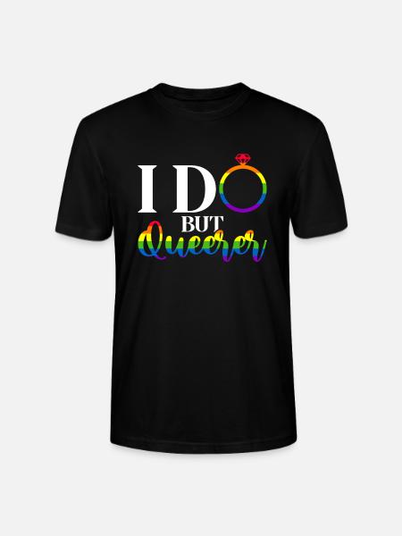 Gay Pride Hochzeit Homo-Ehe - Stanley/Stella Unisex Bio-T-Shirt CRAFTER - Schwarz