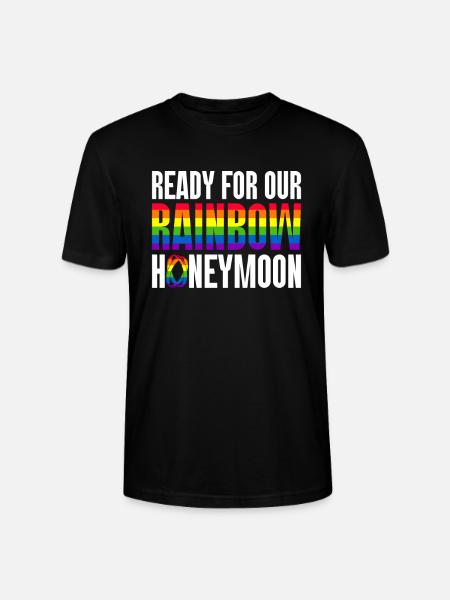 Gay Pride Hochzeit Homo-Ehe - Stanley/Stella Unisex Bio-T-Shirt CRAFTER - Schwarz