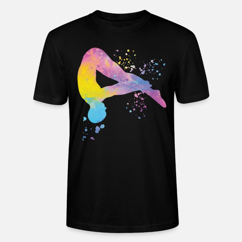 Turmspringen Synchronspringen Kunstspringen - Stanley/Stella Unisex Bio-T-Shirt CRAFTER - Schwarz
