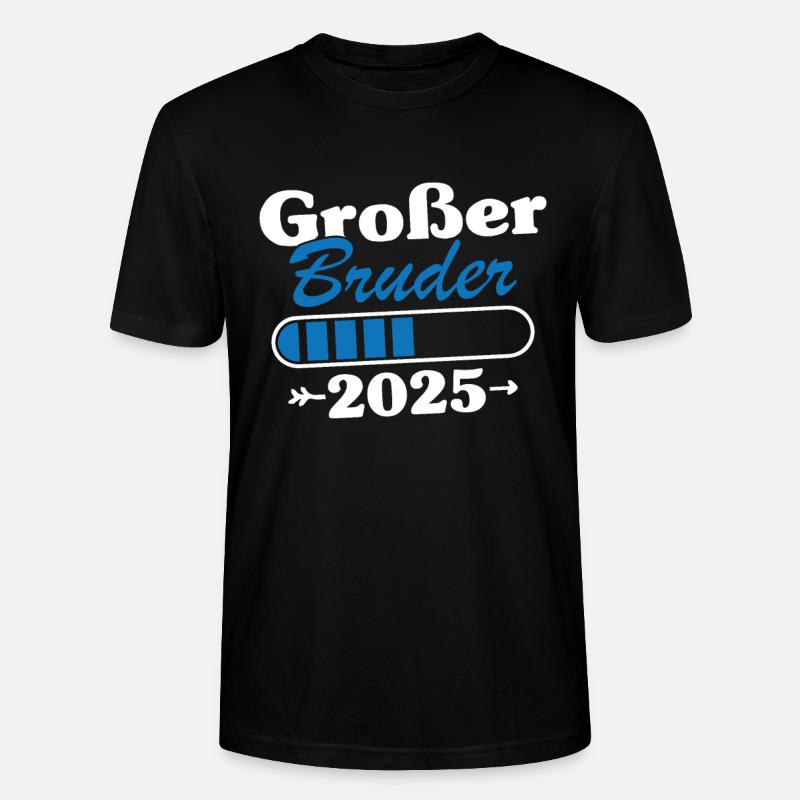 Großer Bruder Loading 2025 - Stanley/Stella Unisex Bio-T-Shirt CRAFTER - Schwarz