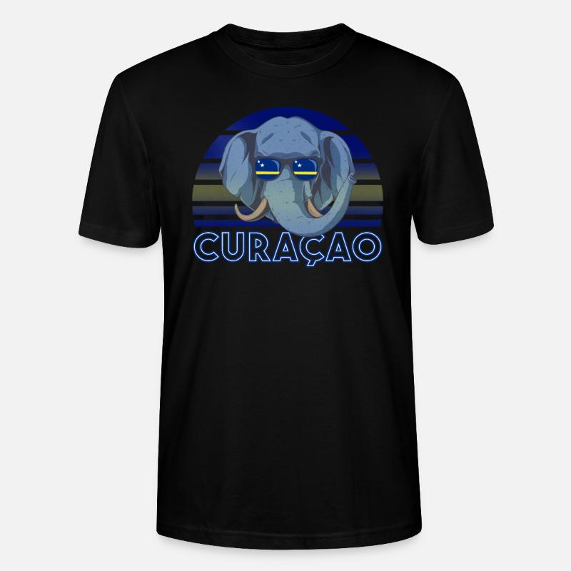 Curaçao - Stanley/Stella Unisex Bio-T-Shirt CRAFTER - Schwarz