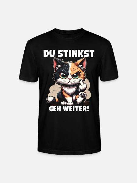 You stink Go on! Sarcastic - Stanley/Stella CRAFTER Unisex Organic T-Shirt - black