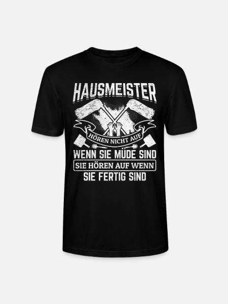Vaktmester sier vaktmester morsom vaktmester - Stanley/Stella CRAFTER unisex økologisk T-skjorte - svart