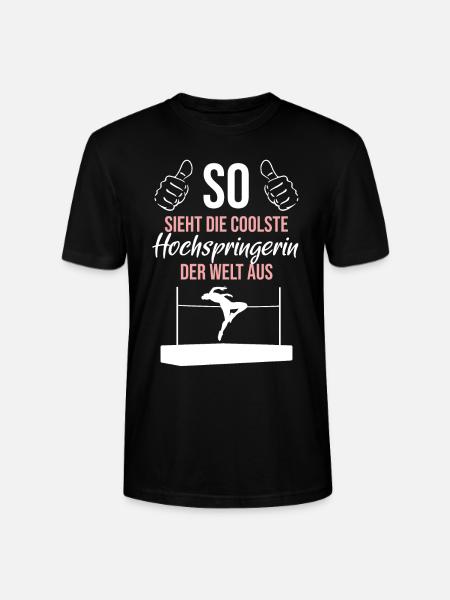 Coolest high jumper ever - Stanley/Stella CRAFTER Unisex Organic T-Shirt - black