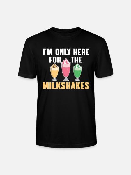 Milkshakes T-Shirt - Stanley/Stella CRAFTER Unisex Organic T-Shirt - black