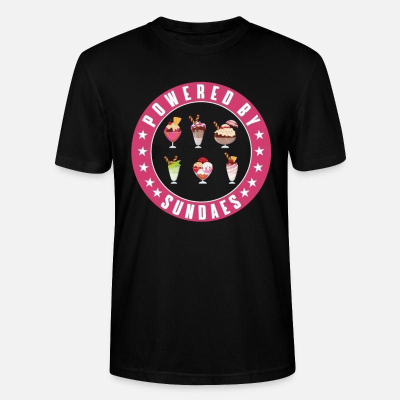 Angetrieben Von Eisbechern - Stanley/Stella Unisex Bio-T-Shirt CRAFTER - Schwarz
