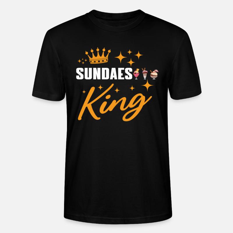 Eisbecher König - Stanley/Stella Unisex Bio-T-Shirt CRAFTER - Schwarz