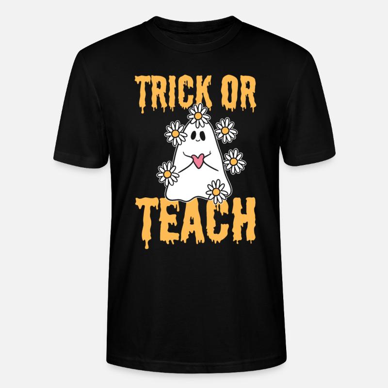 Trick Or Teach Lehrer - Stanley/Stella Unisex Bio-T-Shirt CRAFTER - Schwarz
