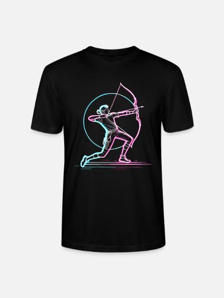 Archer Archery Bow And Arrow Archers - Stanley/Stella CRAFTER Unisex Organic T-Shirt - black