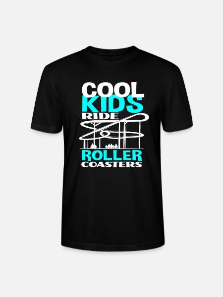 Achterbahn Kinder Kind Teenager - Stanley/Stella Unisex Bio-T-Shirt CRAFTER - Schwarz