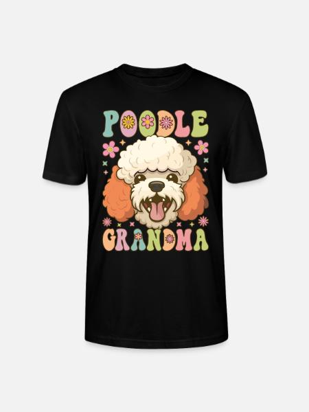 Groovy Dog Lover - Stanley/Stella CRAFTER Unisex Organic T-Shirt - black