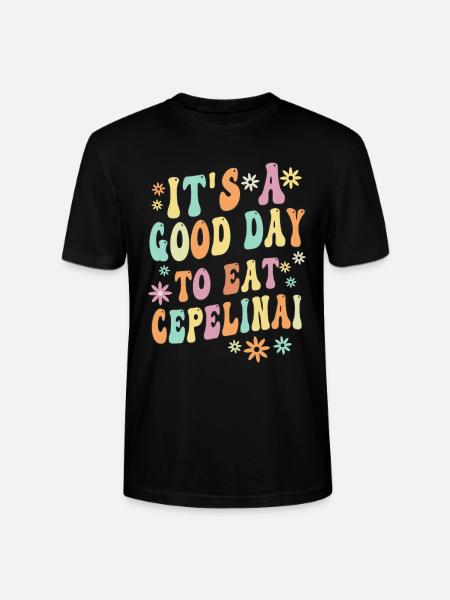 Cepelinai Proverb - Stanley/Stella CRAFTER Unisex Organic T-Shirt - black
