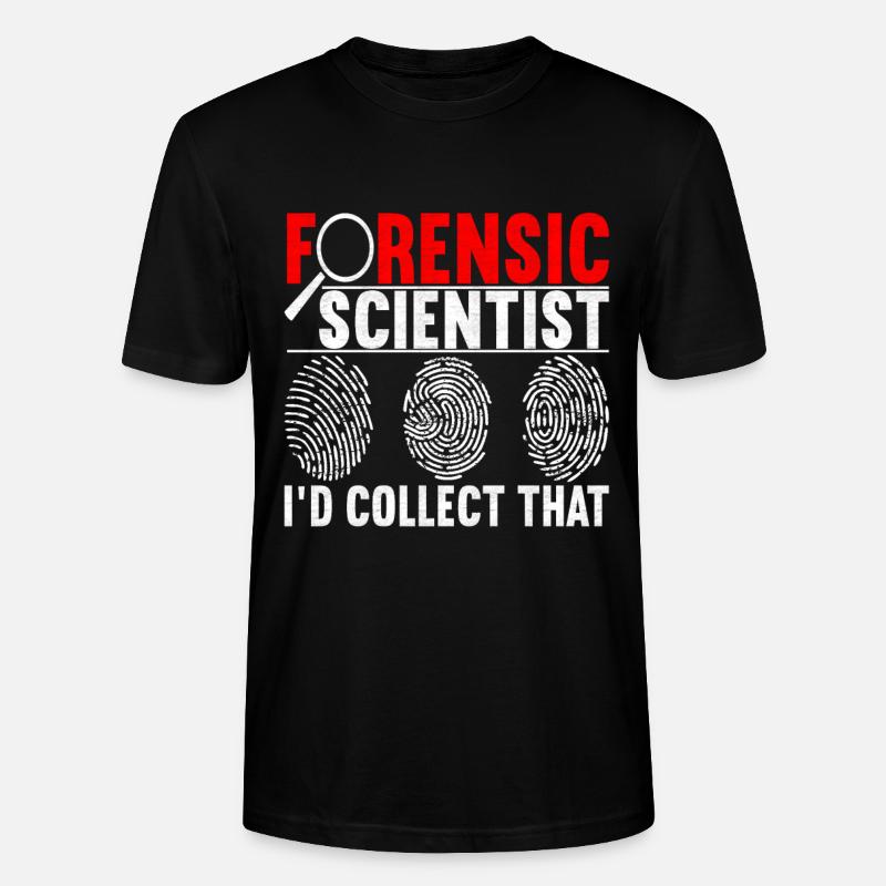 Forensics Forensic Scientist - Stanley/Stella CRAFTER Unisex Organic T-Shirt - black