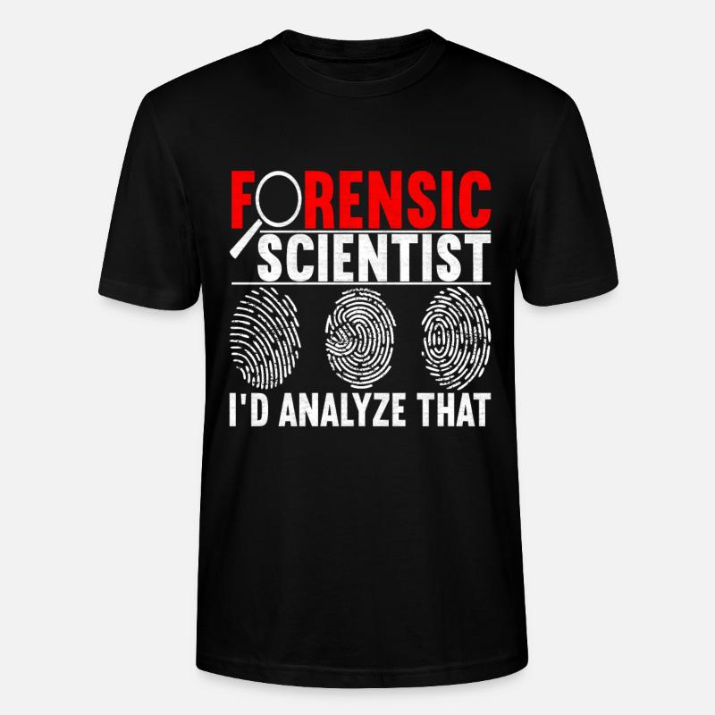 Forensik Forensiker - Stanley/Stella Unisex Bio-T-Shirt CRAFTER - Schwarz